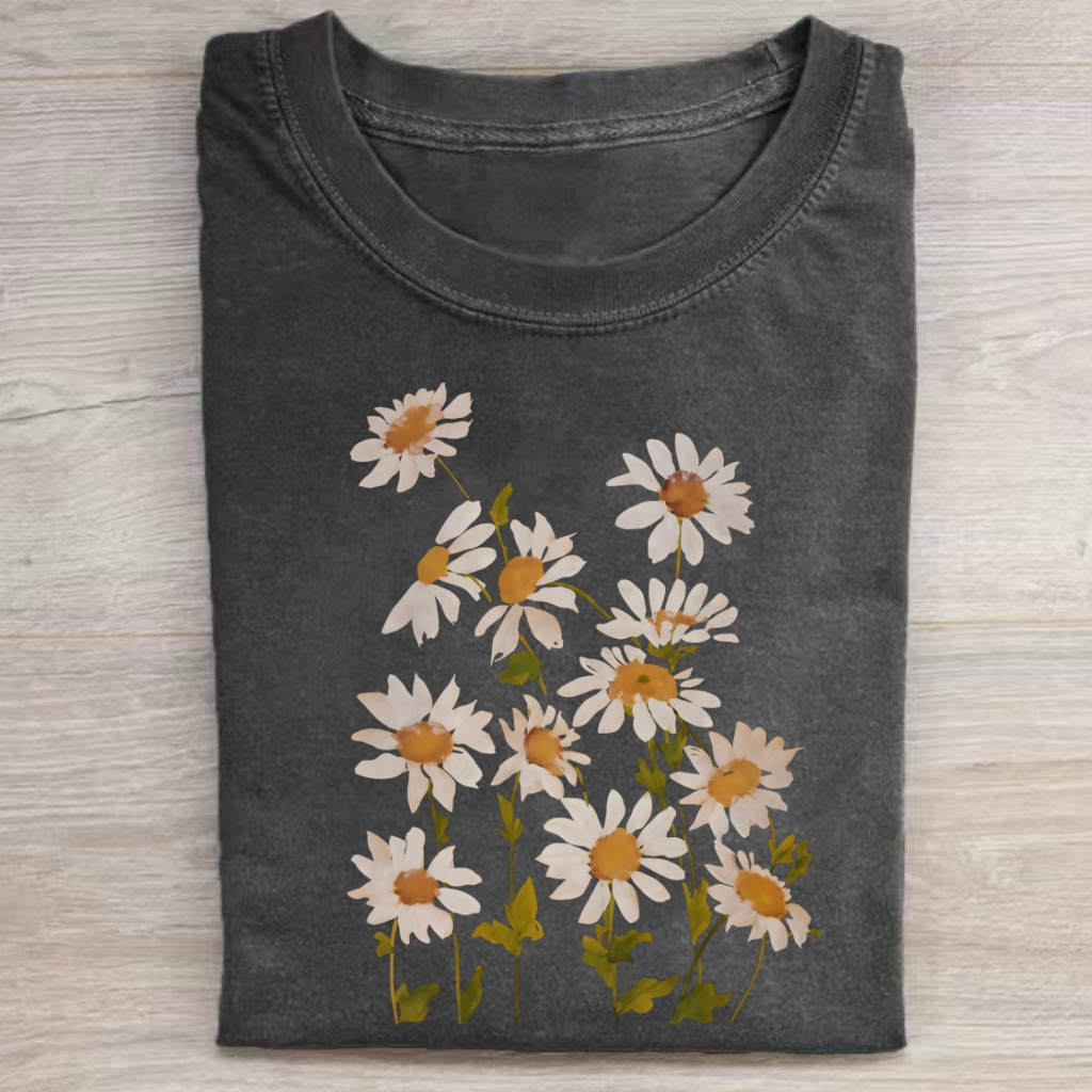 Vibrant Flowers T-shirt
