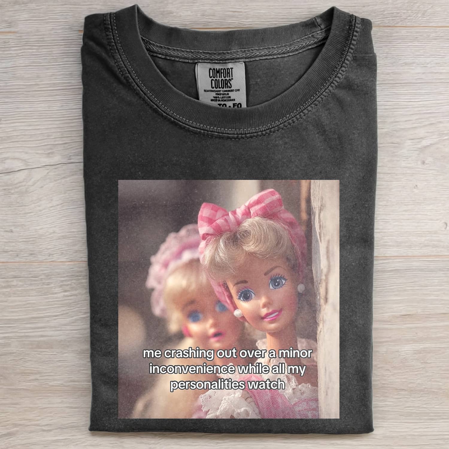 Funny Doll FaceCORE MEME MOOD ICON TEE-ShawnCraft