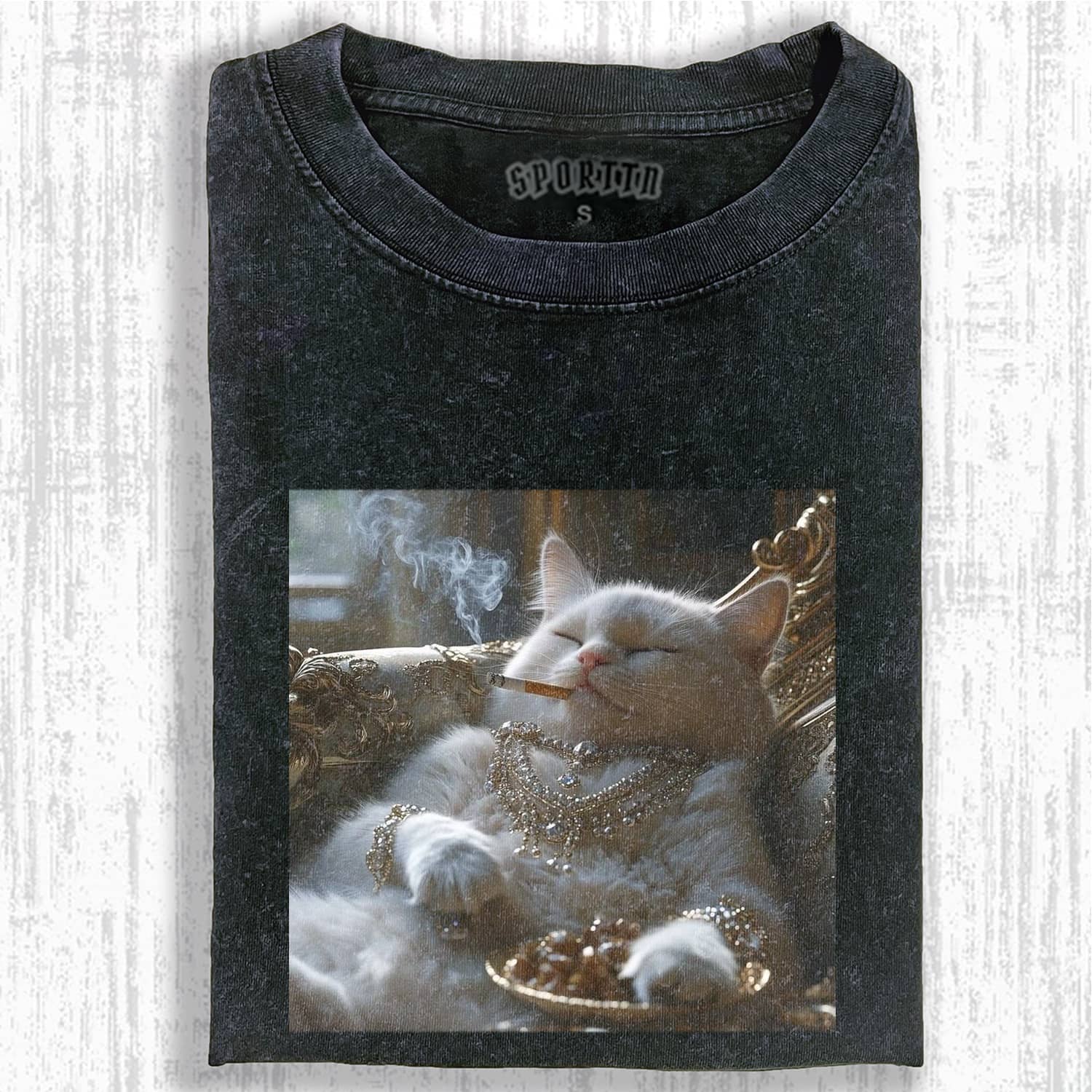 WACKY SMOKING CAT MEME T-SHIRT-ShawnCraft
