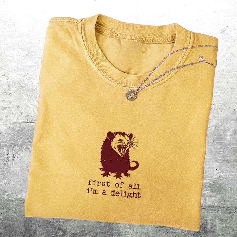 First of All I'm a Delight T-shirt-ShawnCraft