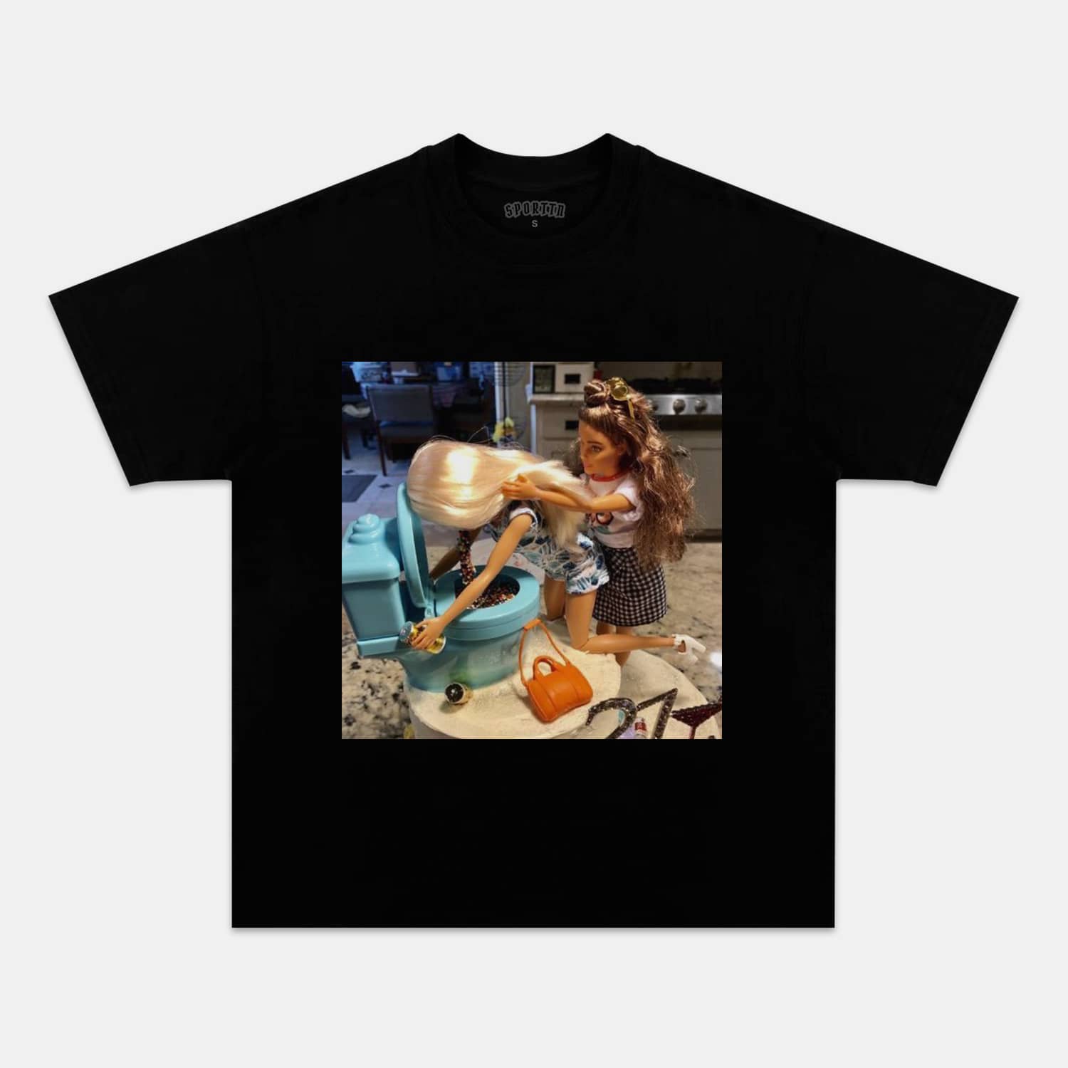 Funny Doll Face PARTY GIRL T-SHIRT-ShawnCraft