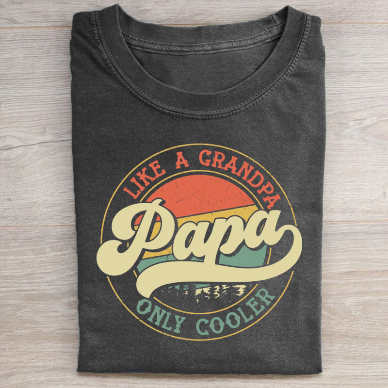 Retro Comfort Cool Papa T-shirt-ShawnCraft