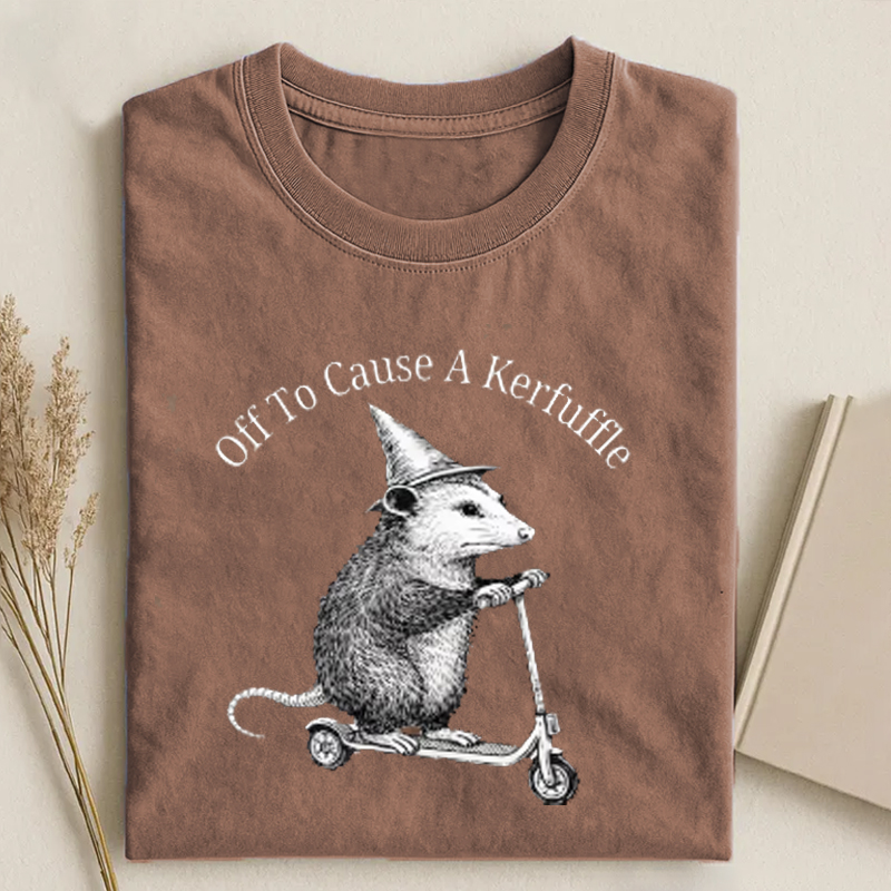 Off To Cause A Kerfuffle T-shirt-ShawnCraft