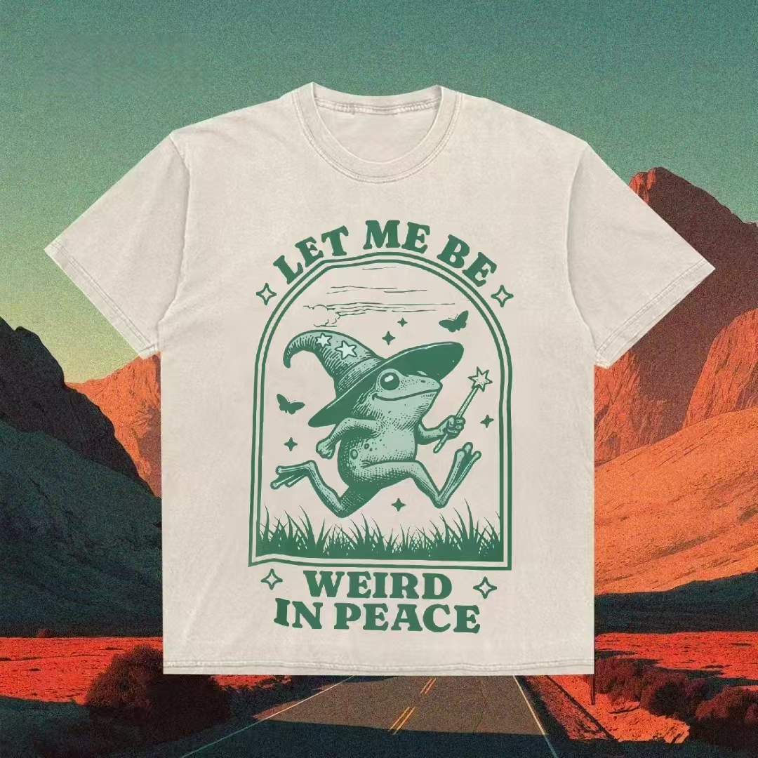 Let Me Be Weird In Peace T-Shirt-ShawnCraft