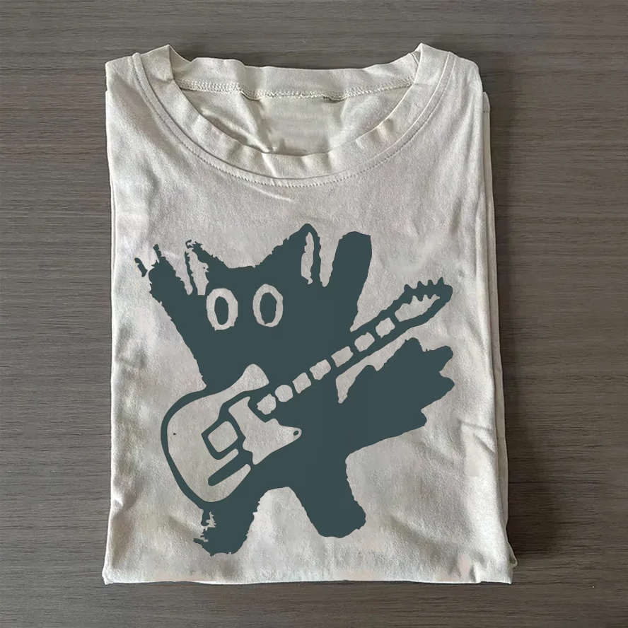 Rockstar Cat T-shirt-ShawnCraft