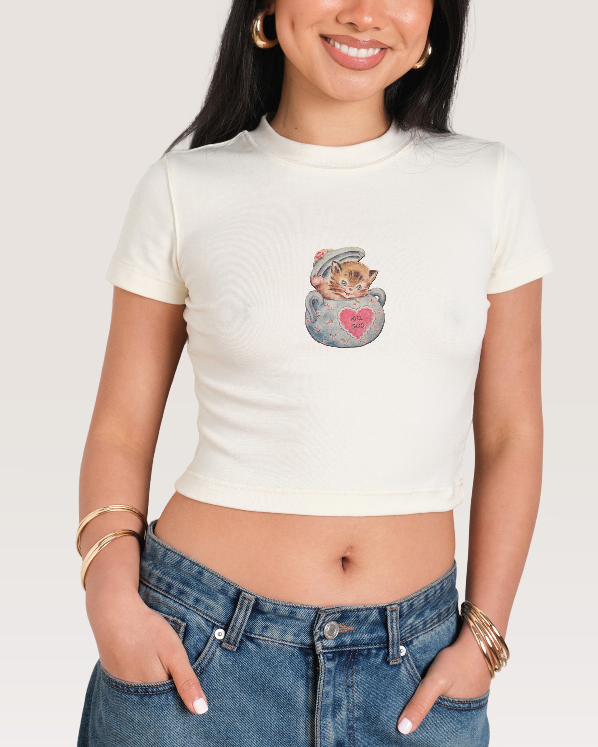 Kill God Baby Tee-ShawnCraft