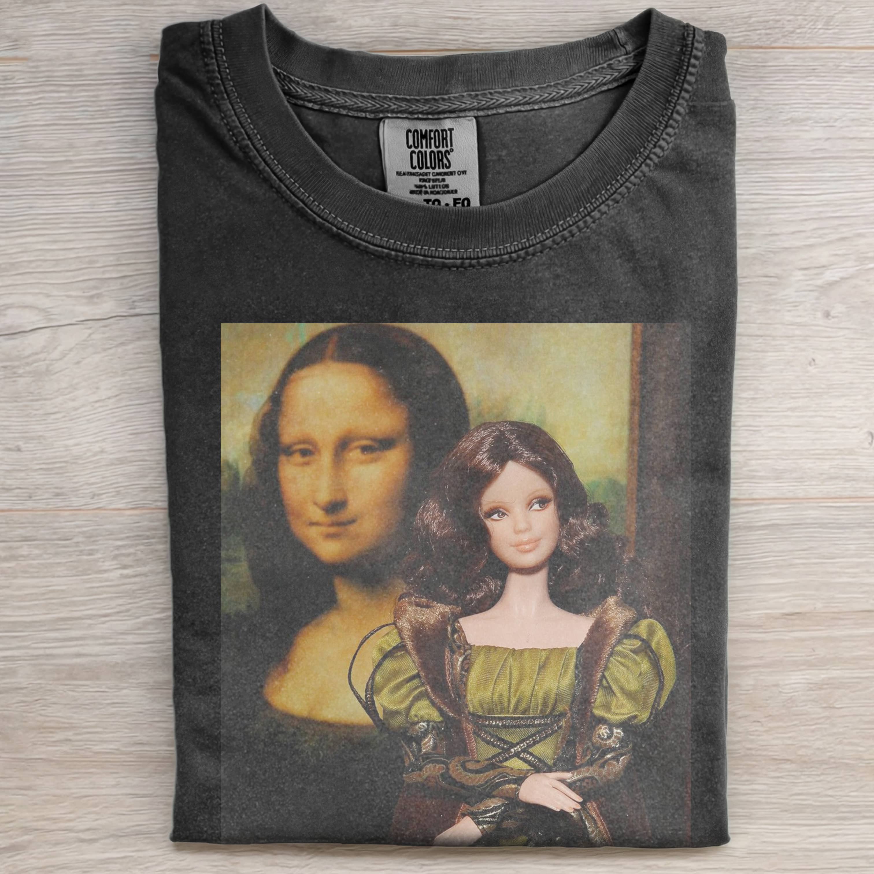 MONA LISA Funny Doll FaceCORE T-SHIRT-ShawnCraft