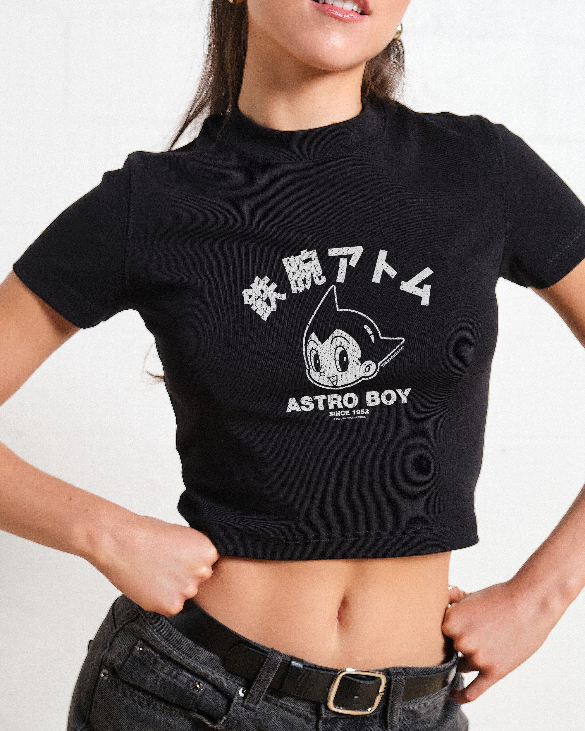 Astro Boy Face Baby Tee-ShawnCraft