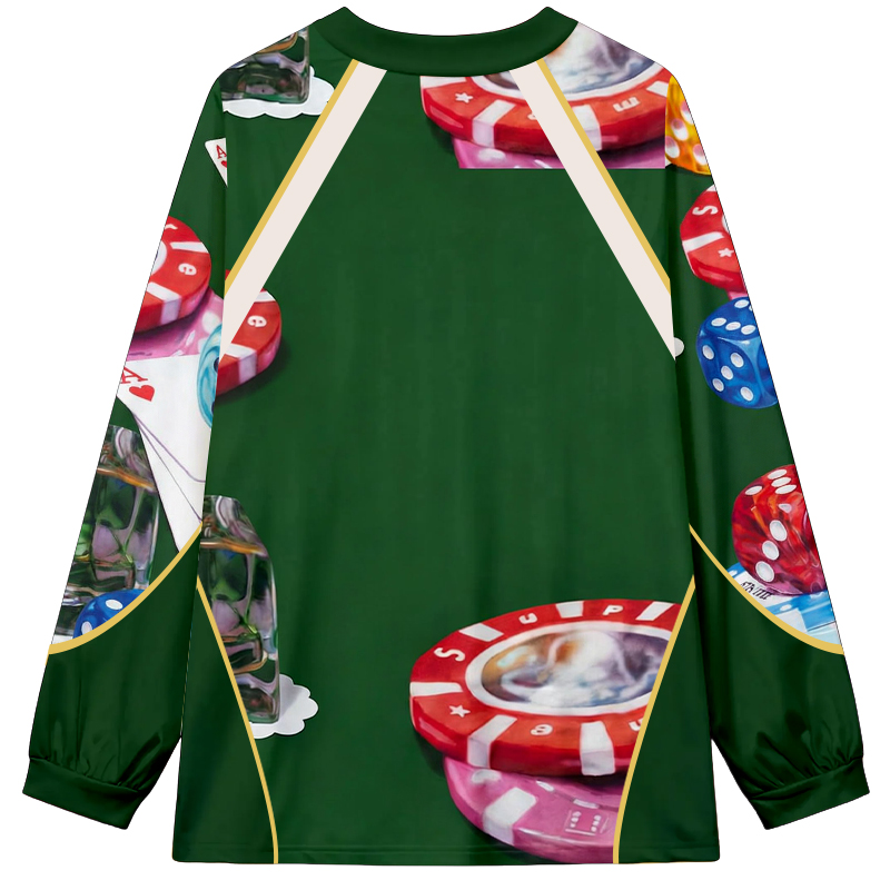 Game Vintage Long Sleeve Graphic Print T-Shirt-ShawnCraft