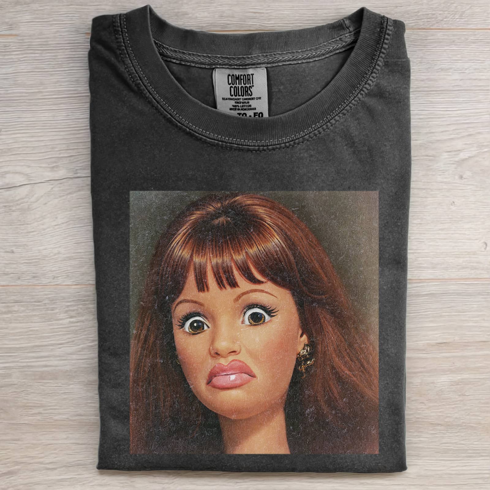 Funny Doll Face EMOJI MEME ICON T-SHIRT-ShawnCraft