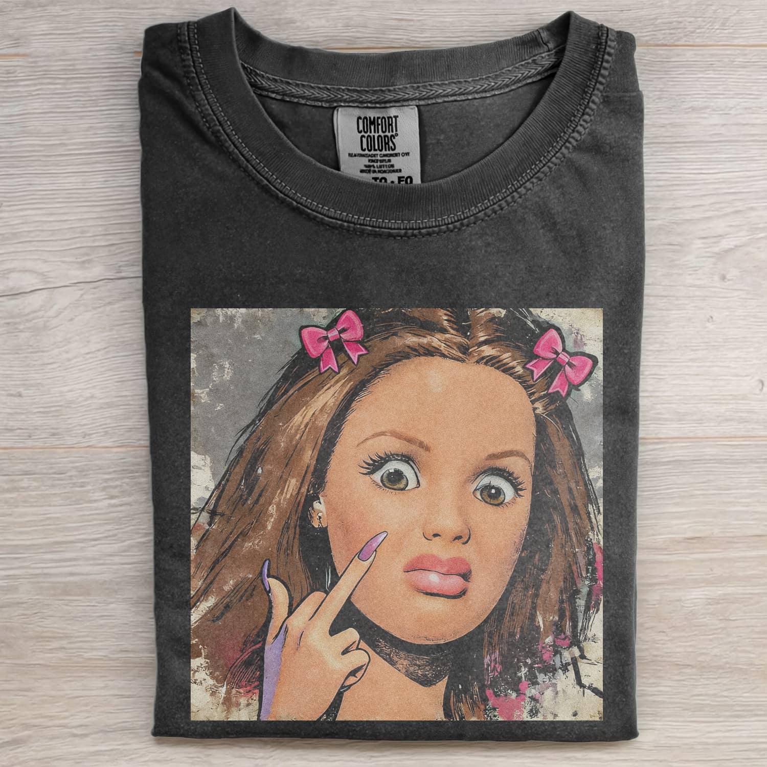 Funny Doll FaceCORE MEME MOOD ICON TEE-ShawnCraft