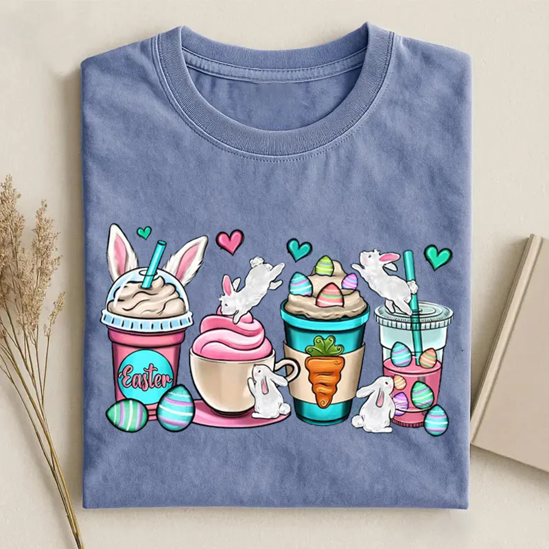 Easter Coffee Cups T-shirt-ShawnCraft