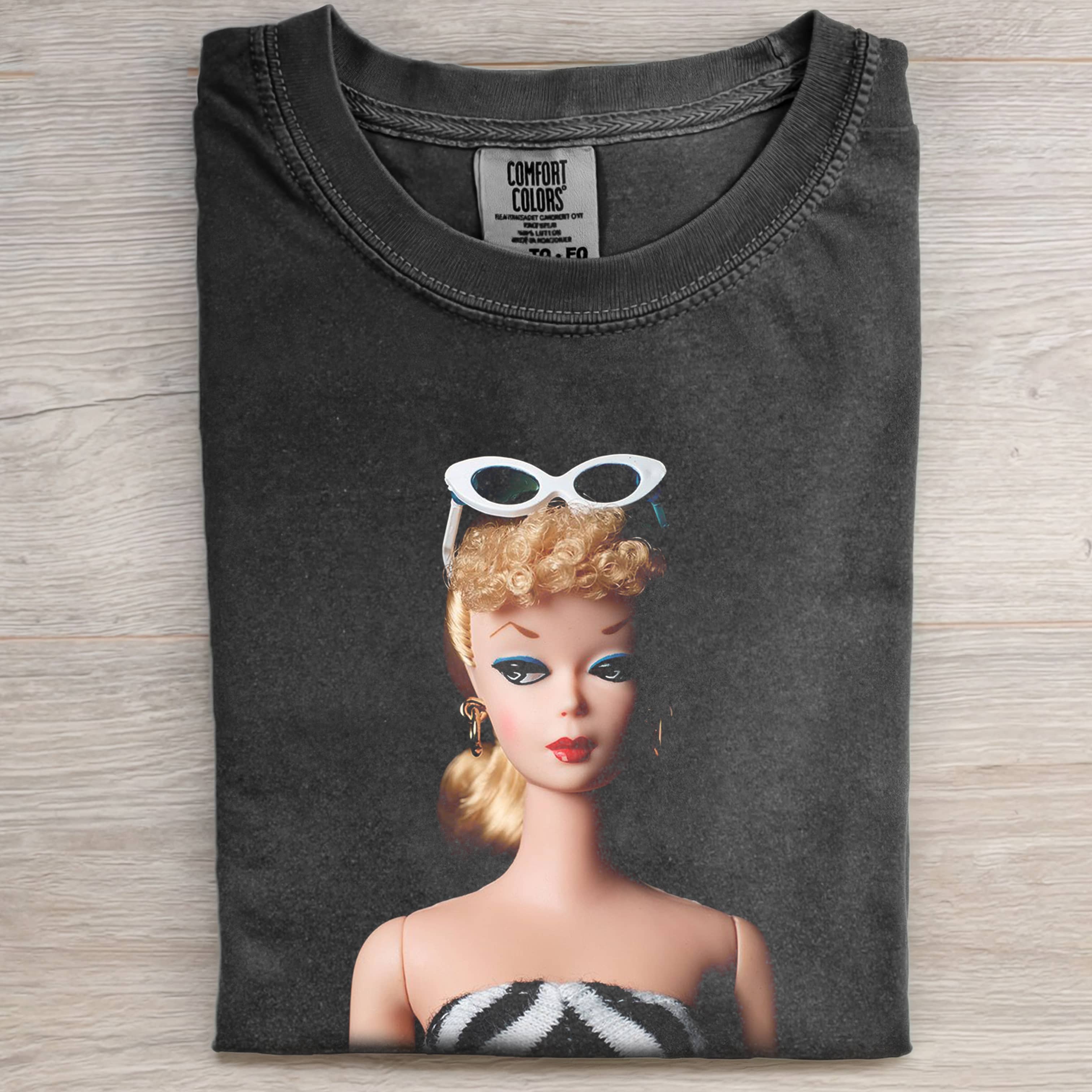 SEXY BLONDE SUNGLASSES Funny Doll FaceCORE T-SHIRT-ShawnCraft