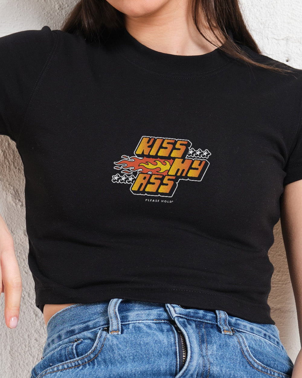Kiss My Ass Baby Tee-ShawnCraft