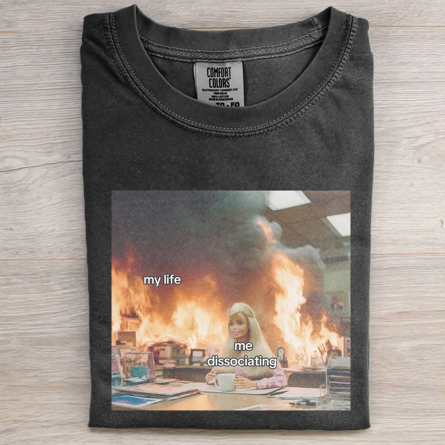 Funny Doll FaceCORE MEME MOOD ICON TEE-ShawnCraft