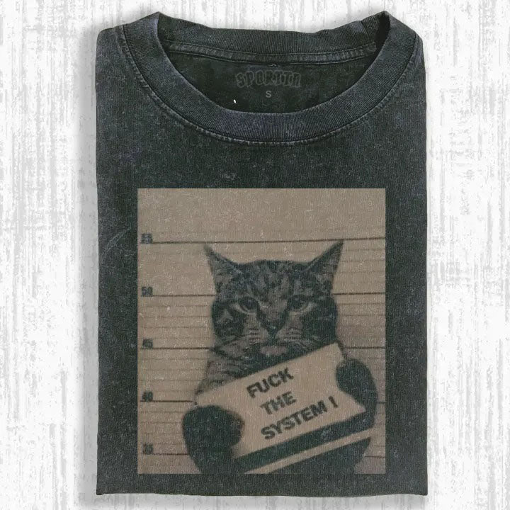 OUTLAW CAT T-SHIRT-ShawnCraft