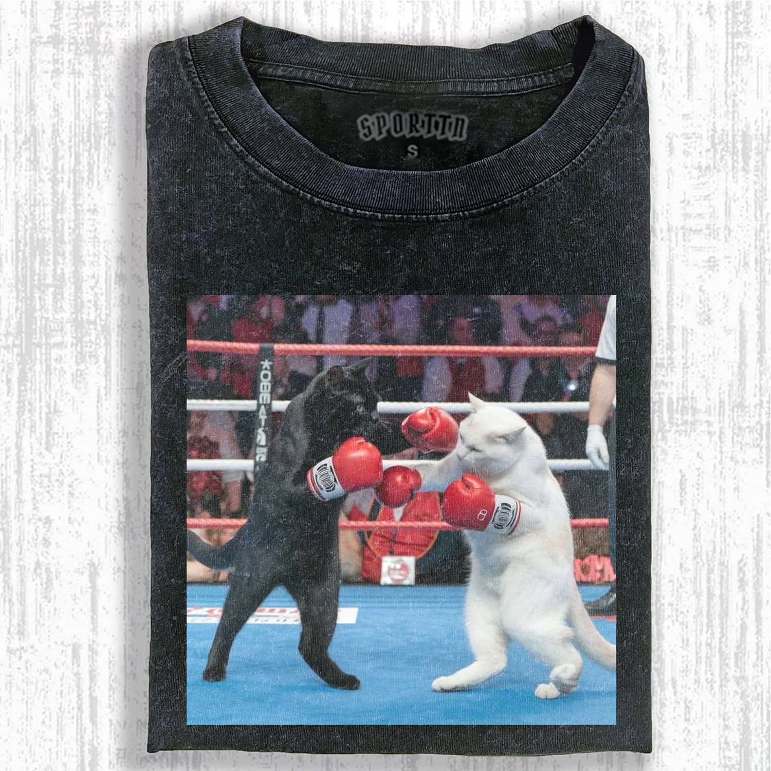 BOXING CAT MEME T-SHIRT-ShawnCraft