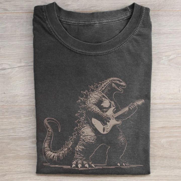 Godzilla Electric Guitar T-shirt-ShawnCraft