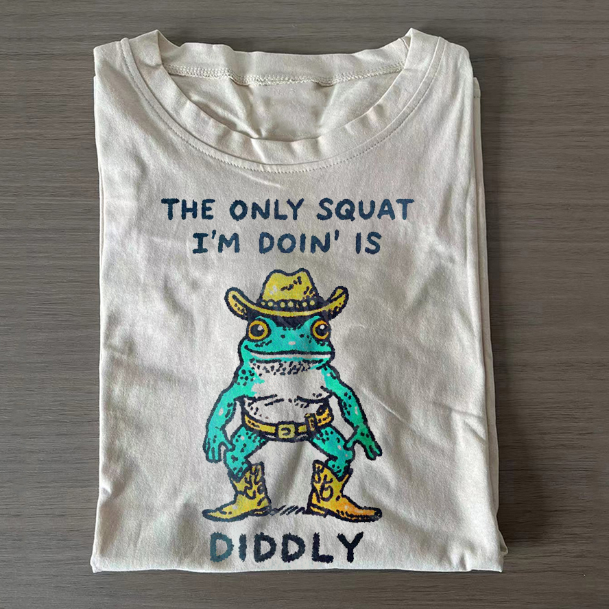 Funny Cowboy Frog Meme T-shirt-ShawnCraft