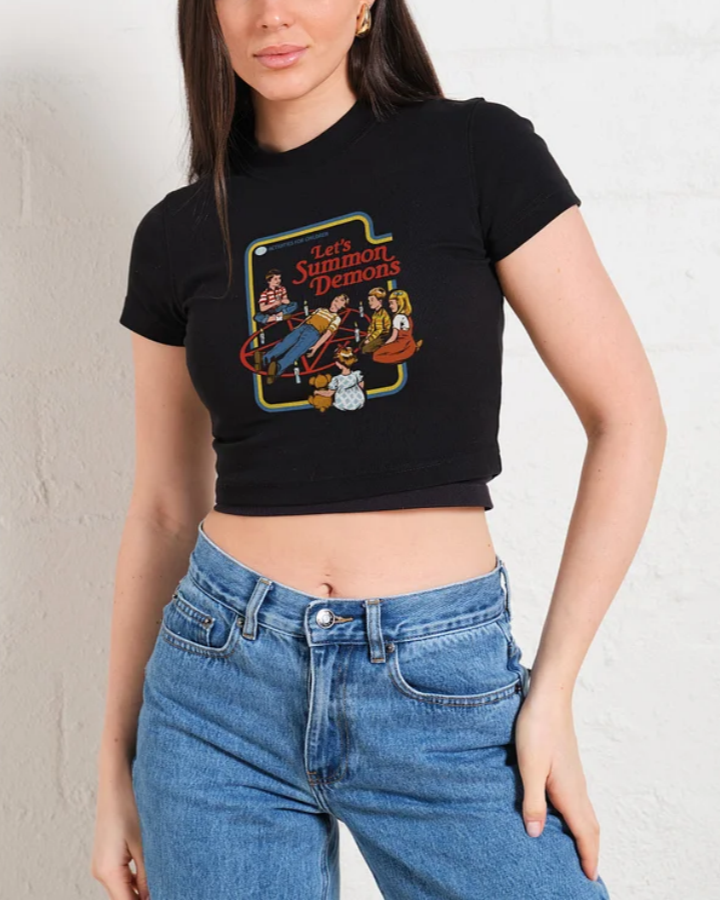 Let's Summon Demons Baby Tee-ShawnCraft