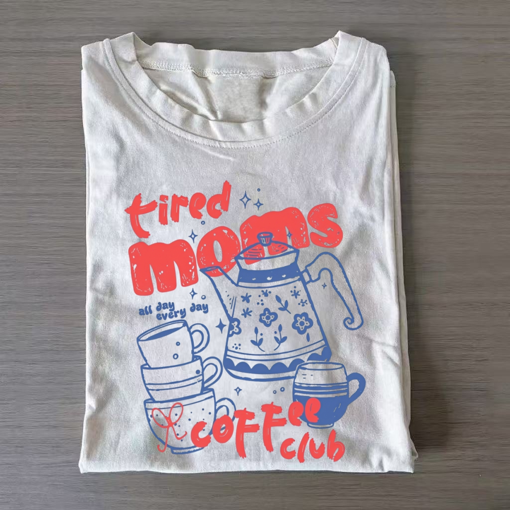 Tired Moms Coffee Club T-Shirt-ShawnCraft