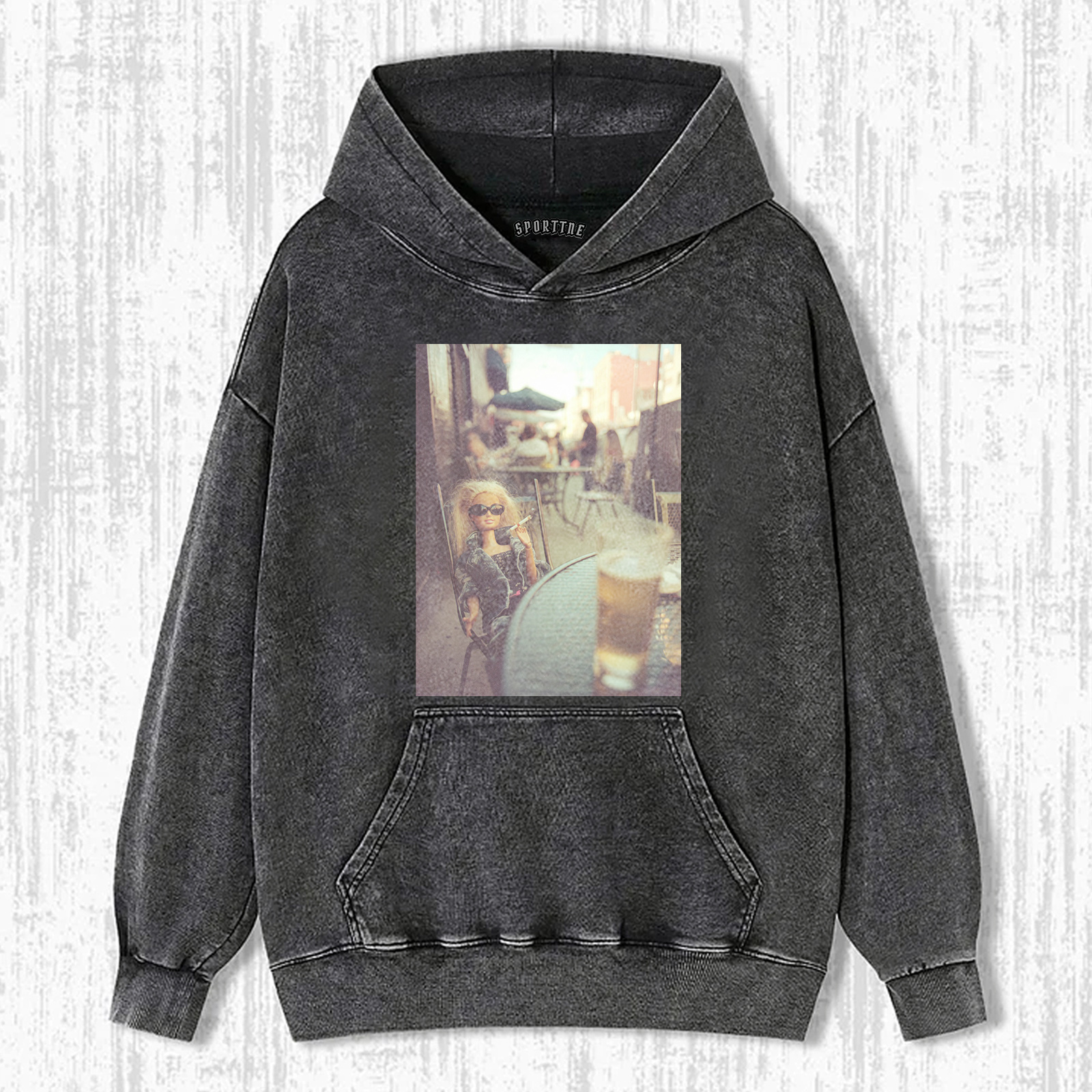 STREET AFTERNOON TEA Funny Doll Face GIRL TEE-ShawnCraft