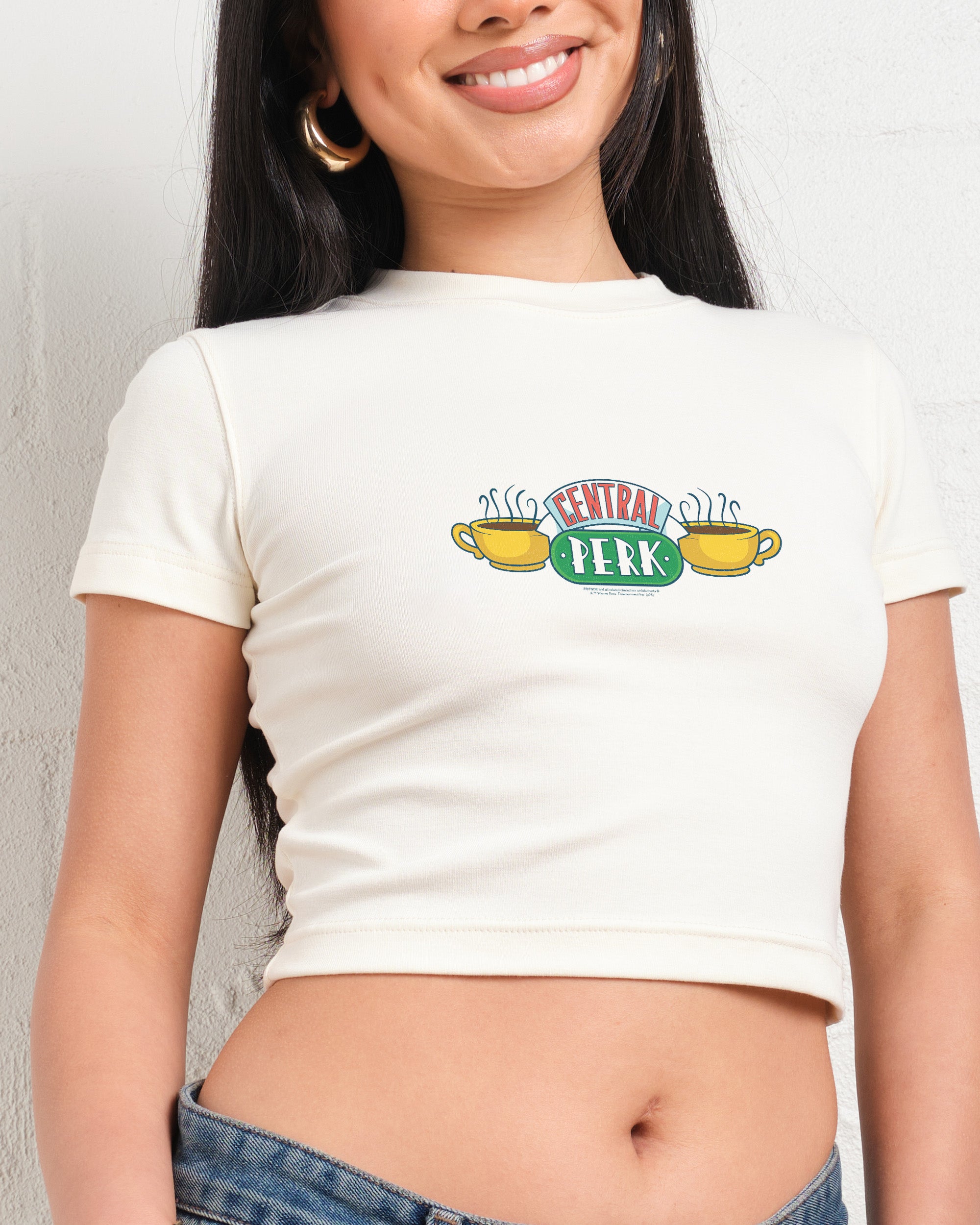 Central Perk Logo Baby Tee-ShawnCraft