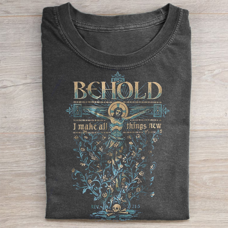 Retro Style Behold T-shirt-ShawnCraft