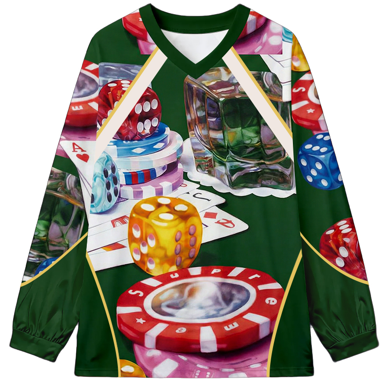 Game Vintage Long Sleeve Graphic Print T-Shirt-ShawnCraft