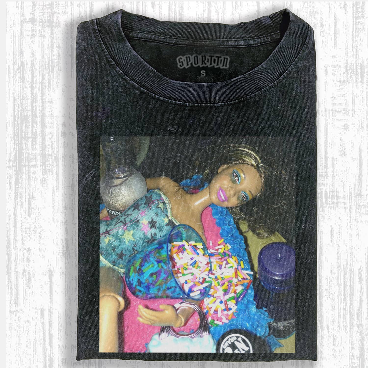 Funny Doll Face PARTY GIRL T-SHIRT-ShawnCraft