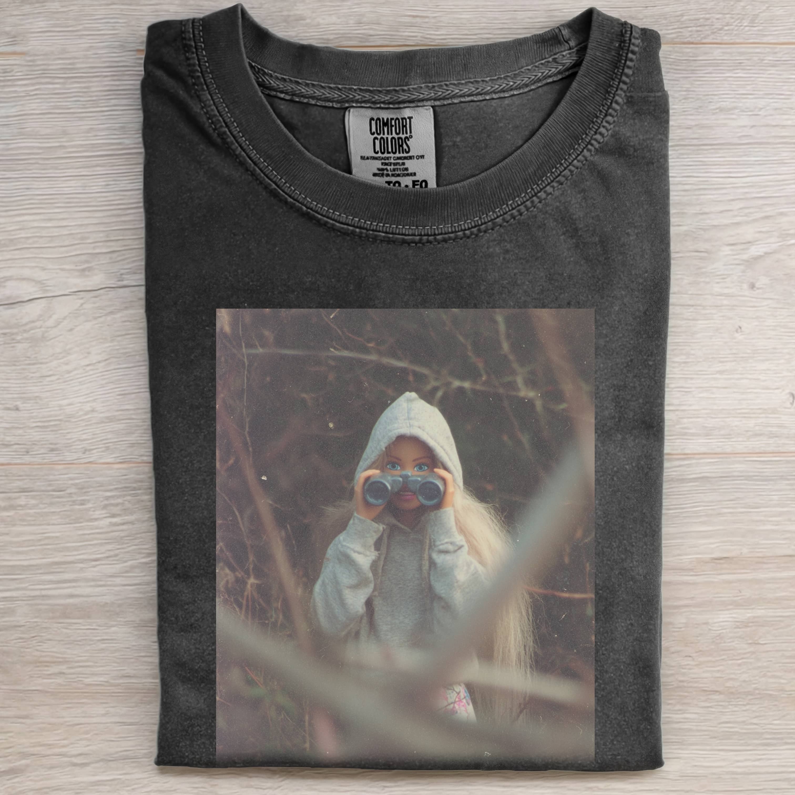 TELESCOPE PERSONALIZED Funny Doll FaceCORE TEE-ShawnCraft