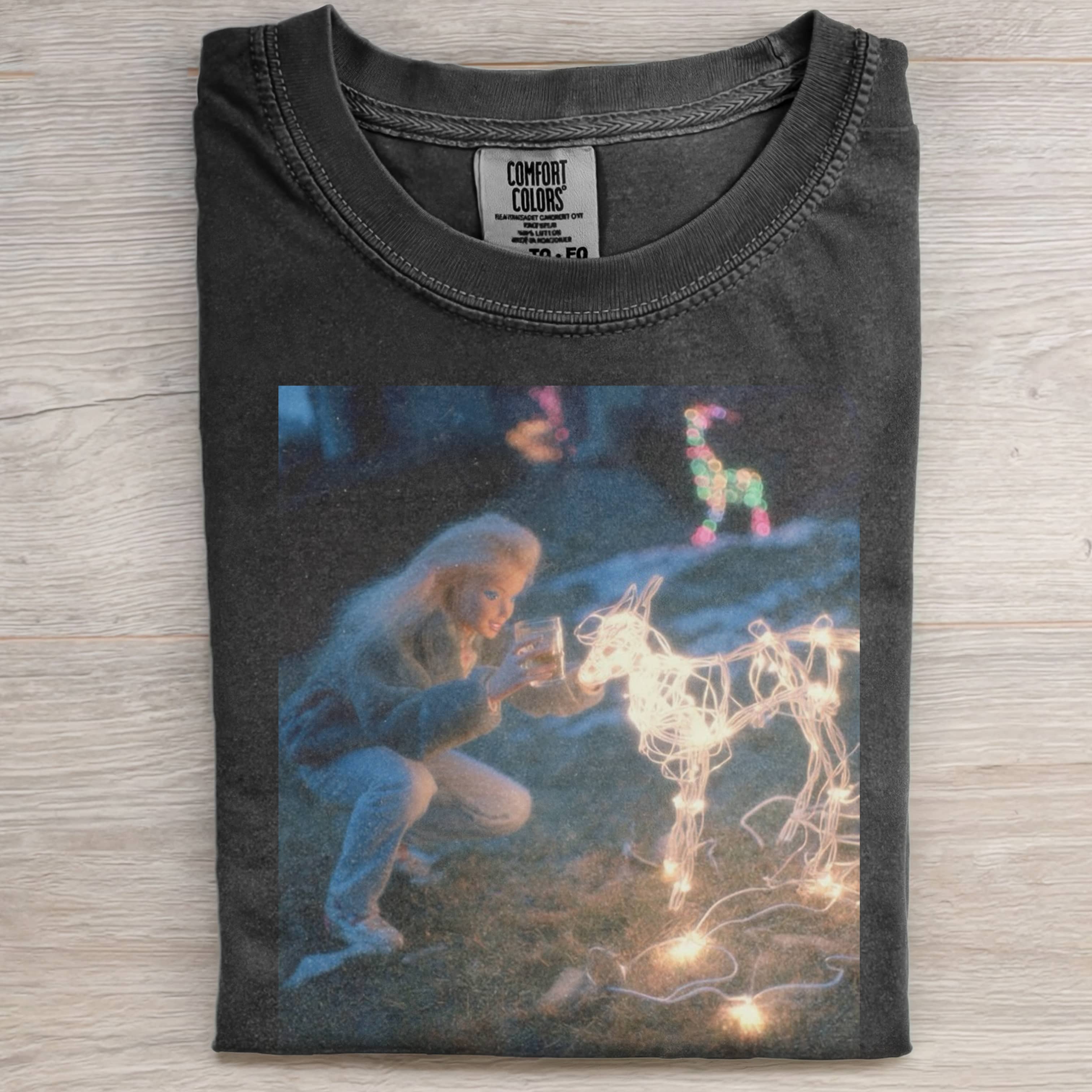 CHRISTMAS Funny Doll FaceCORE VINTAGE TEE-ShawnCraft