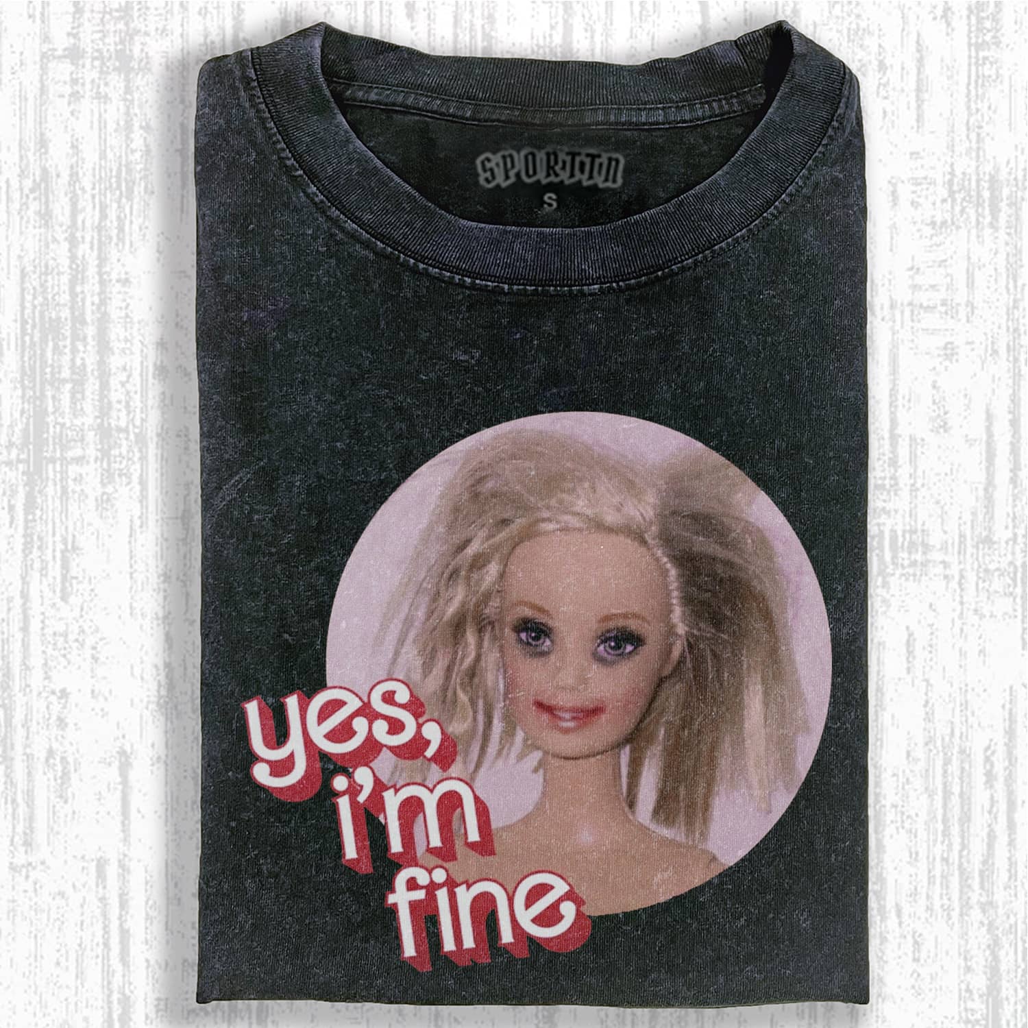 Funny Doll Face GIRL MEME T-SHIRT-ShawnCraft