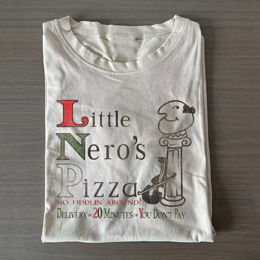 Little Nero's Pizza T-shirt-ShawnCraft