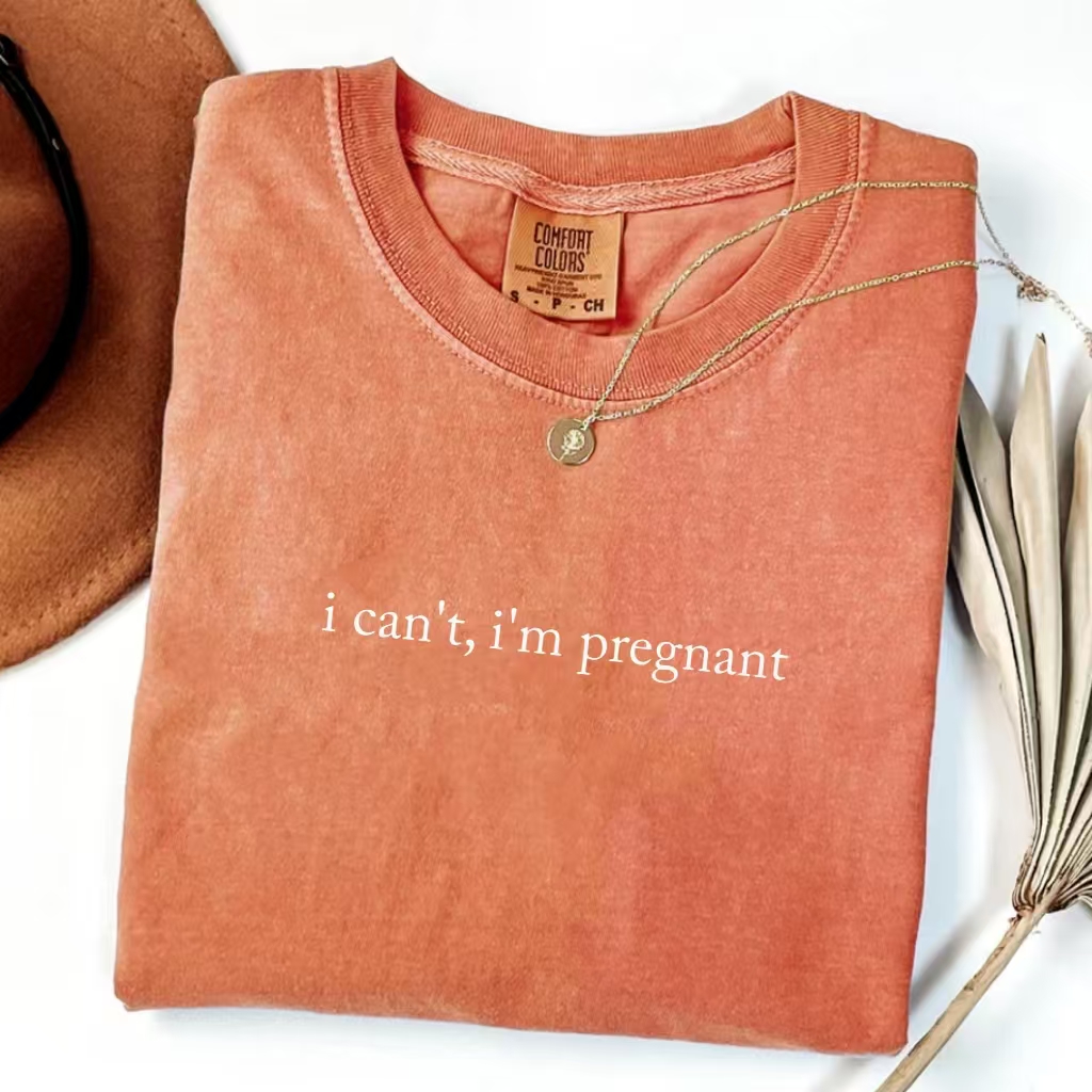 I Can't I'm Pregnant T-Shirt-ShawnCraft