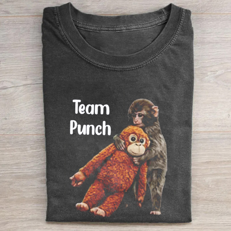 Team Punch Viral Monkey T-shirt-ShawnCraft