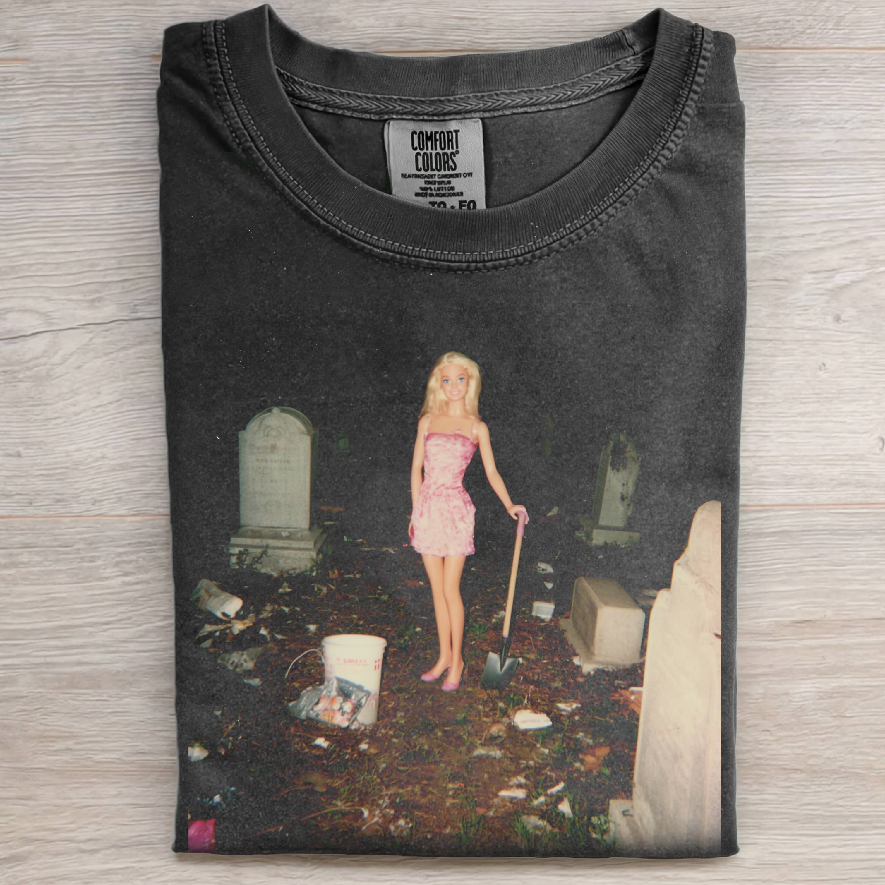 Funny Doll Face GRAVEYARD TEE-ShawnCraft