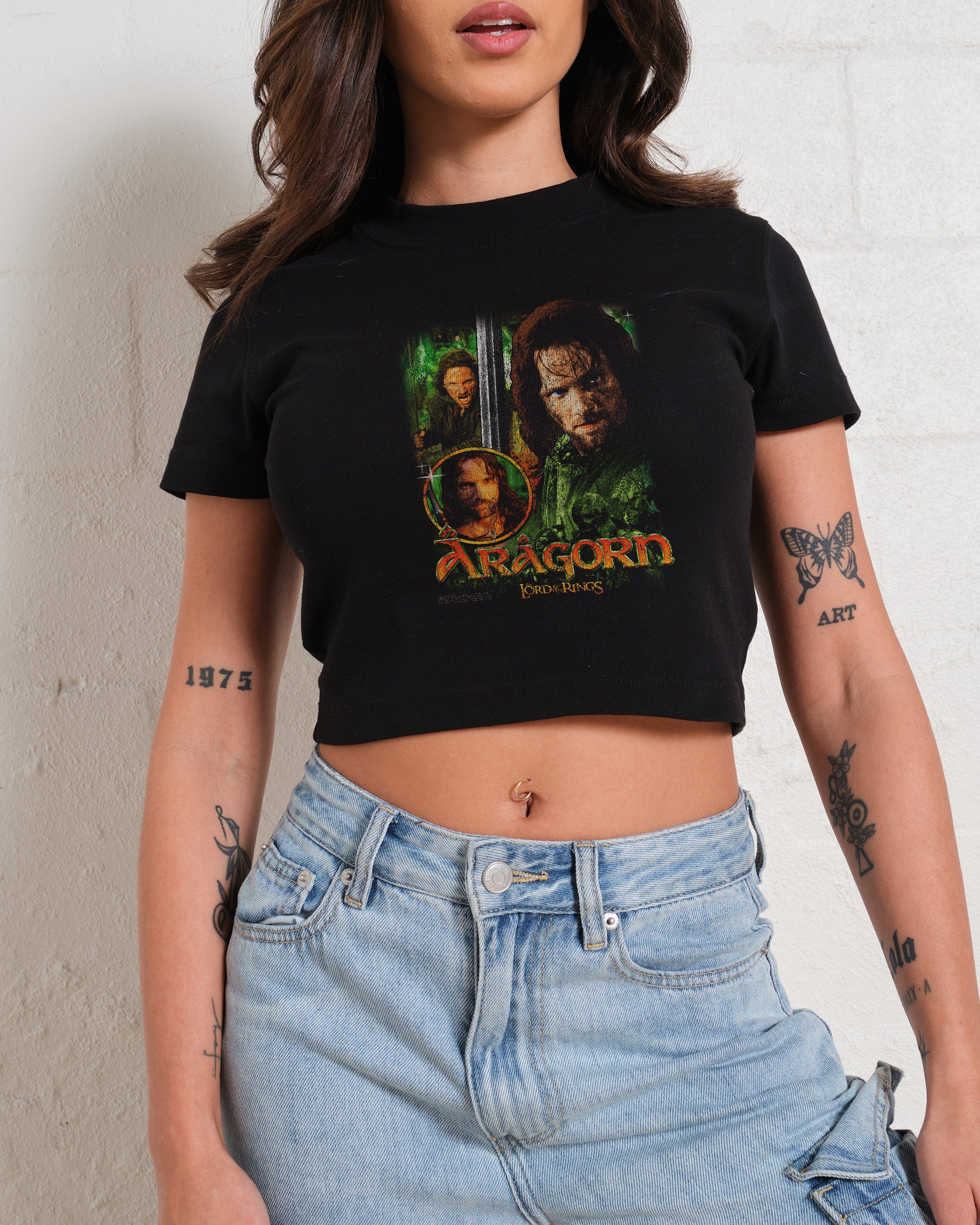 Vintage Aragorn Baby Tee-ShawnCraft
