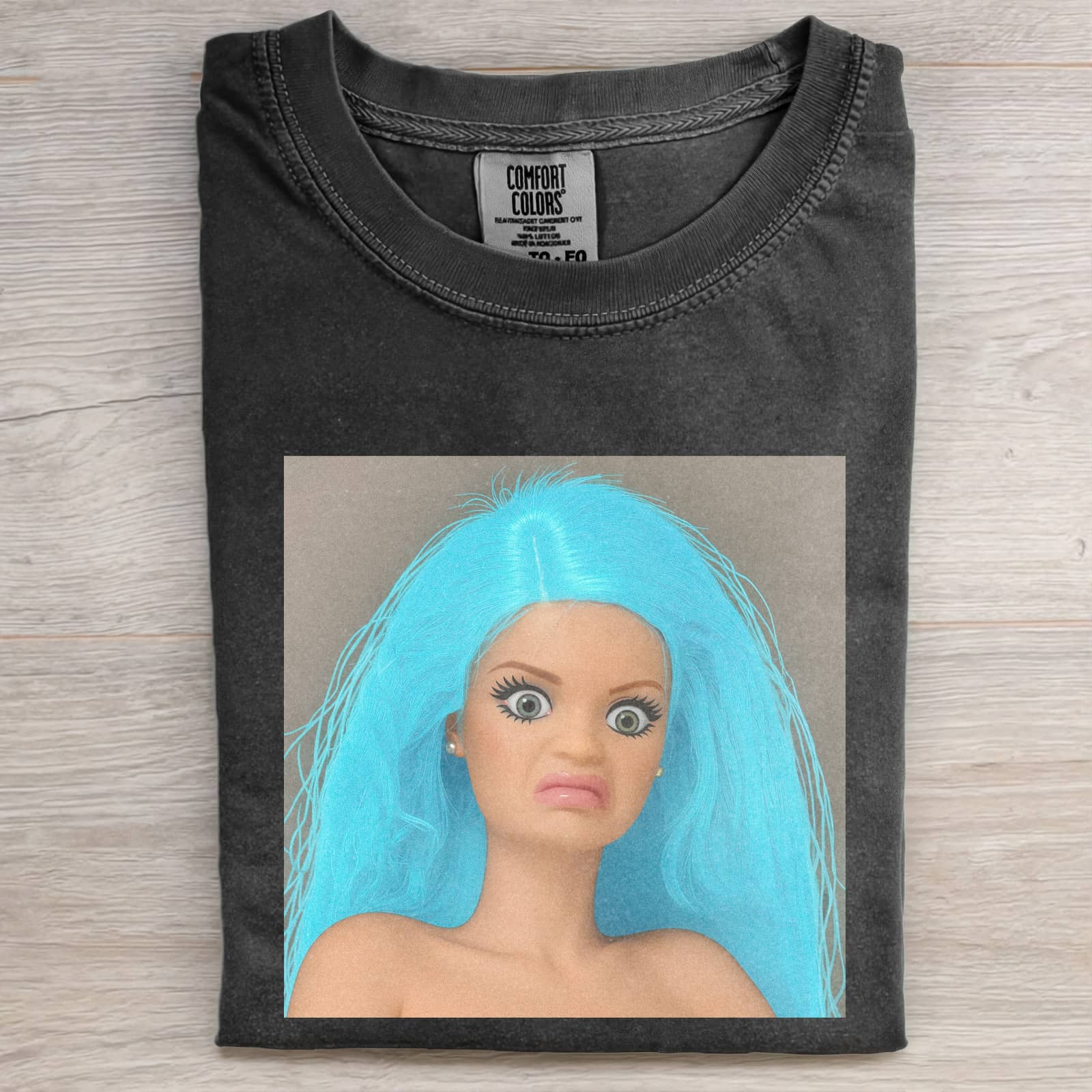 Funny Doll Face EMOJI MEME ICON T-SHIRT-ShawnCraft