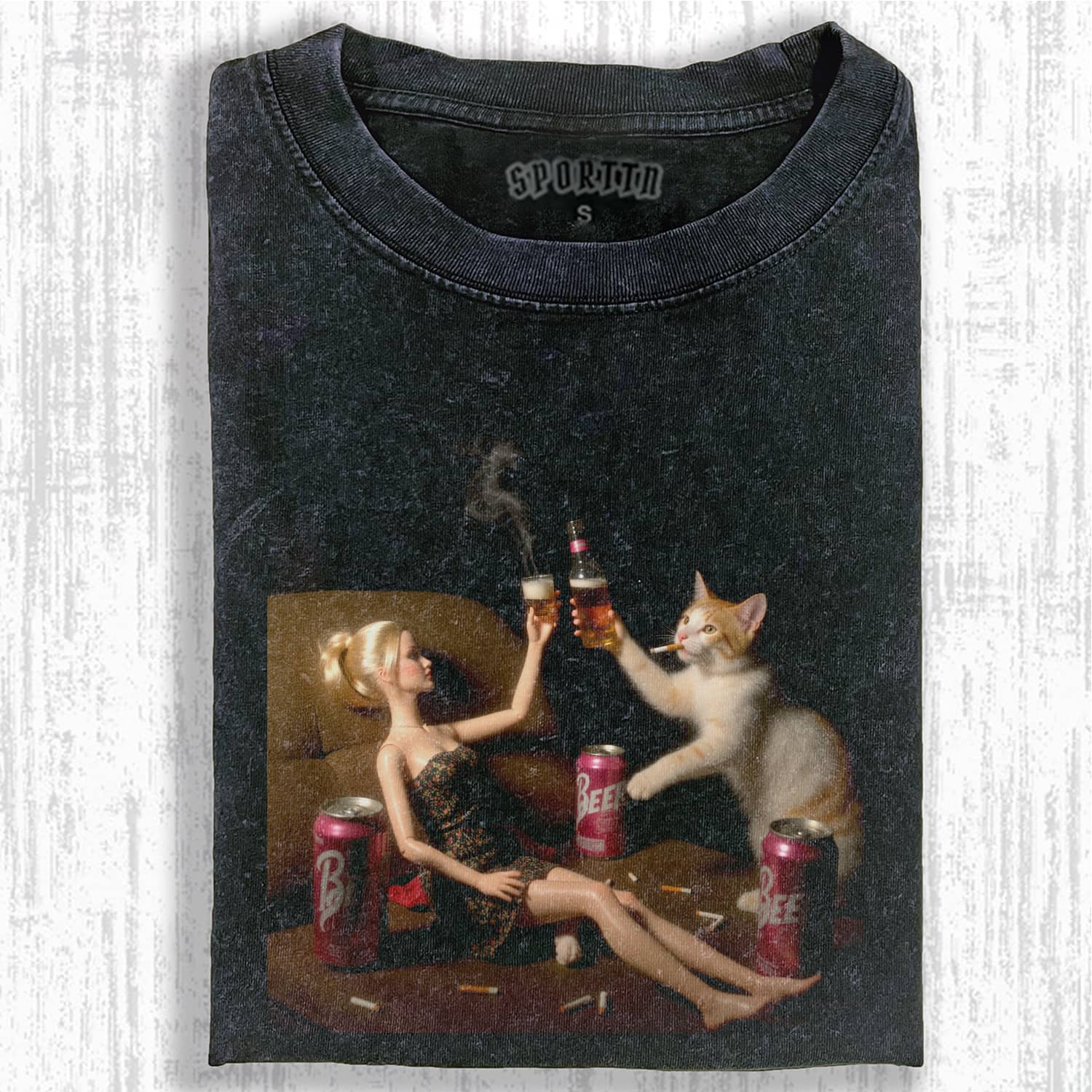 Funny Doll Face MEME T-SHIRT-ShawnCraft