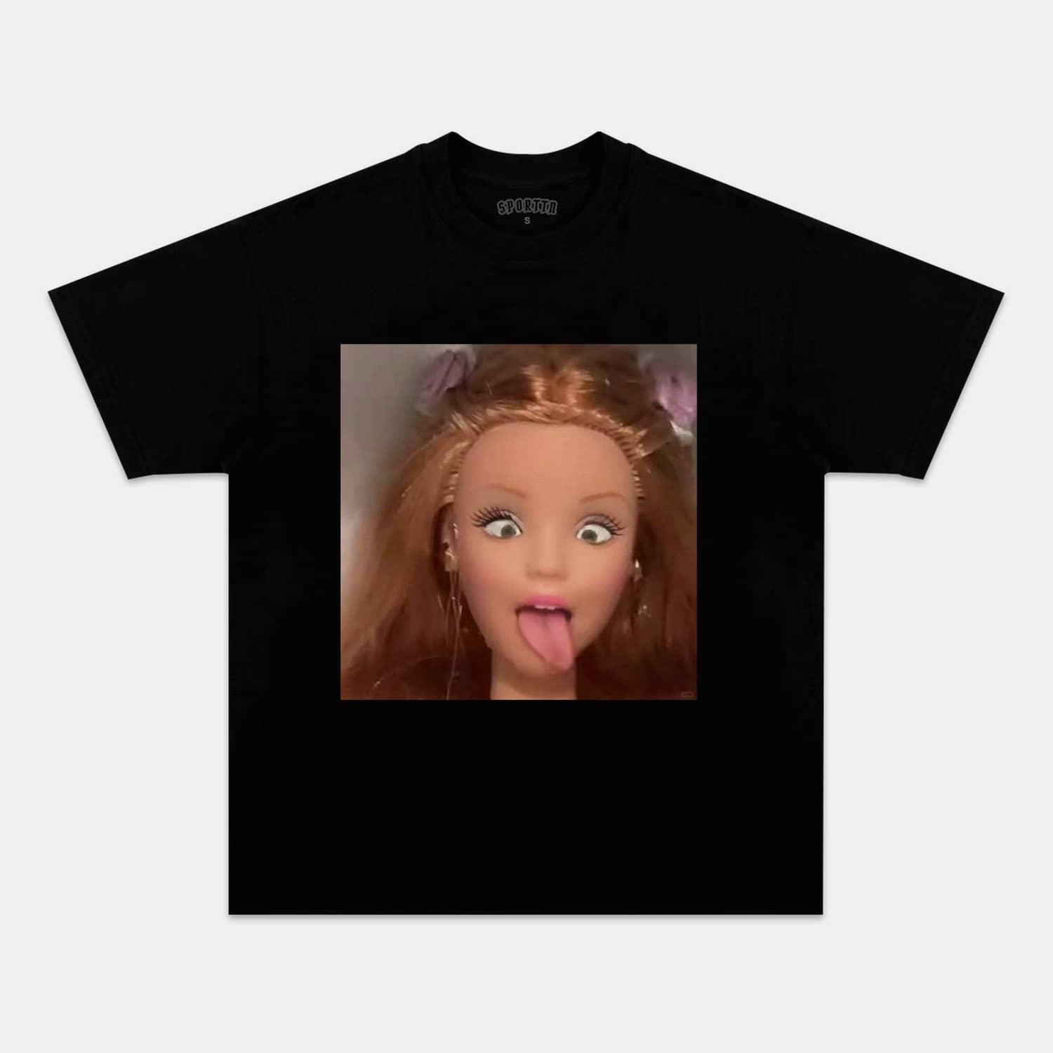 Funny Doll Face GIRL MEME T-SHIRT-ShawnCraft