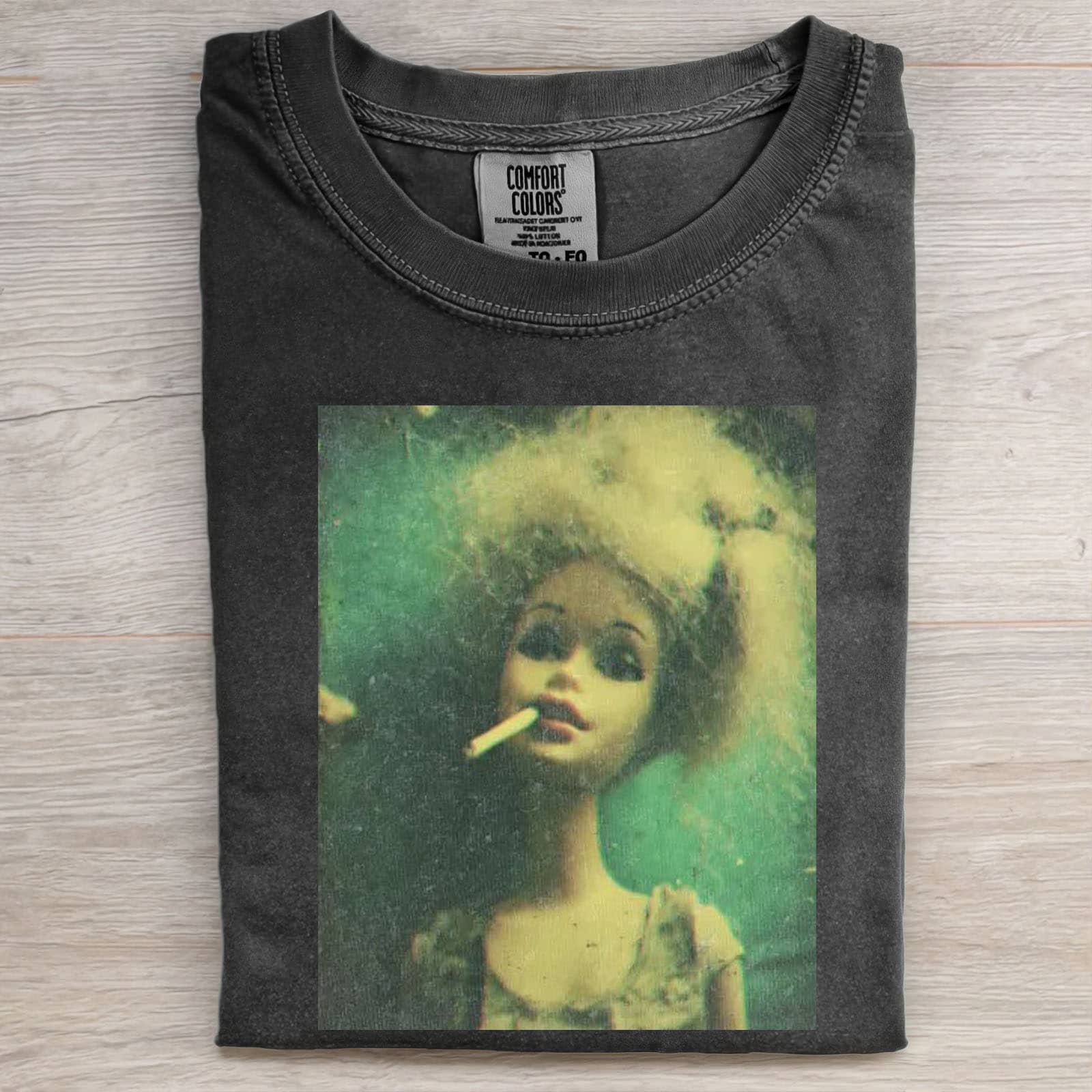 Funny Doll Face GIRL MEME T-SHIRT-ShawnCraft