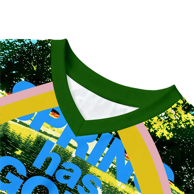 Spring Has Come Long Sleeve Graphic Print T-Shirt-ShawnCraft