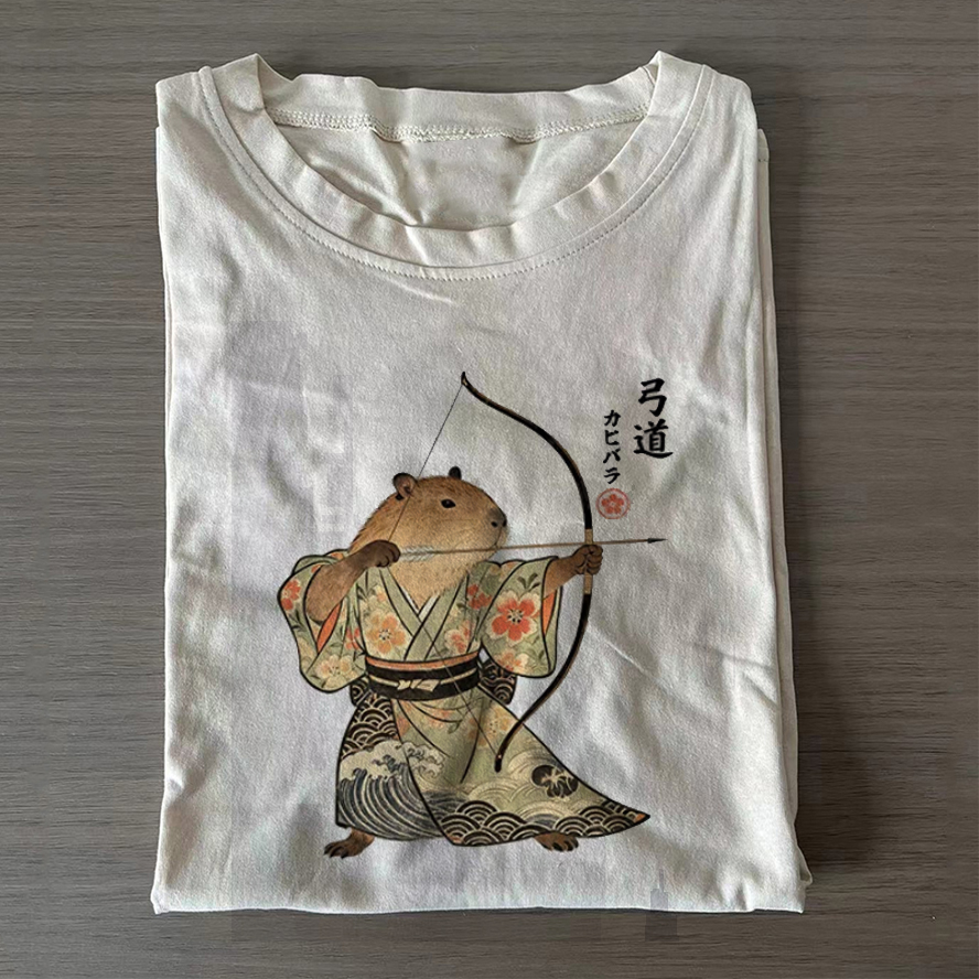 Capybara Archery T-shirt-ShawnCraft