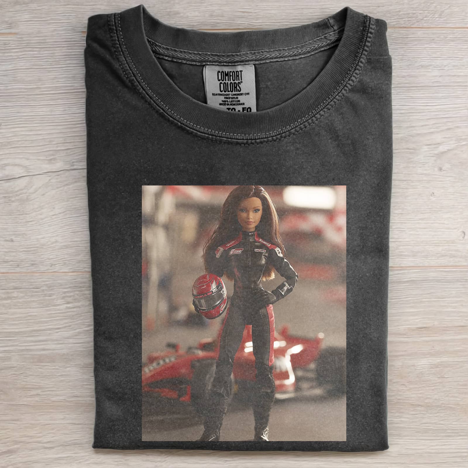 RACING DRIVER Funny Doll Face T-SHIRT-ShawnCraft