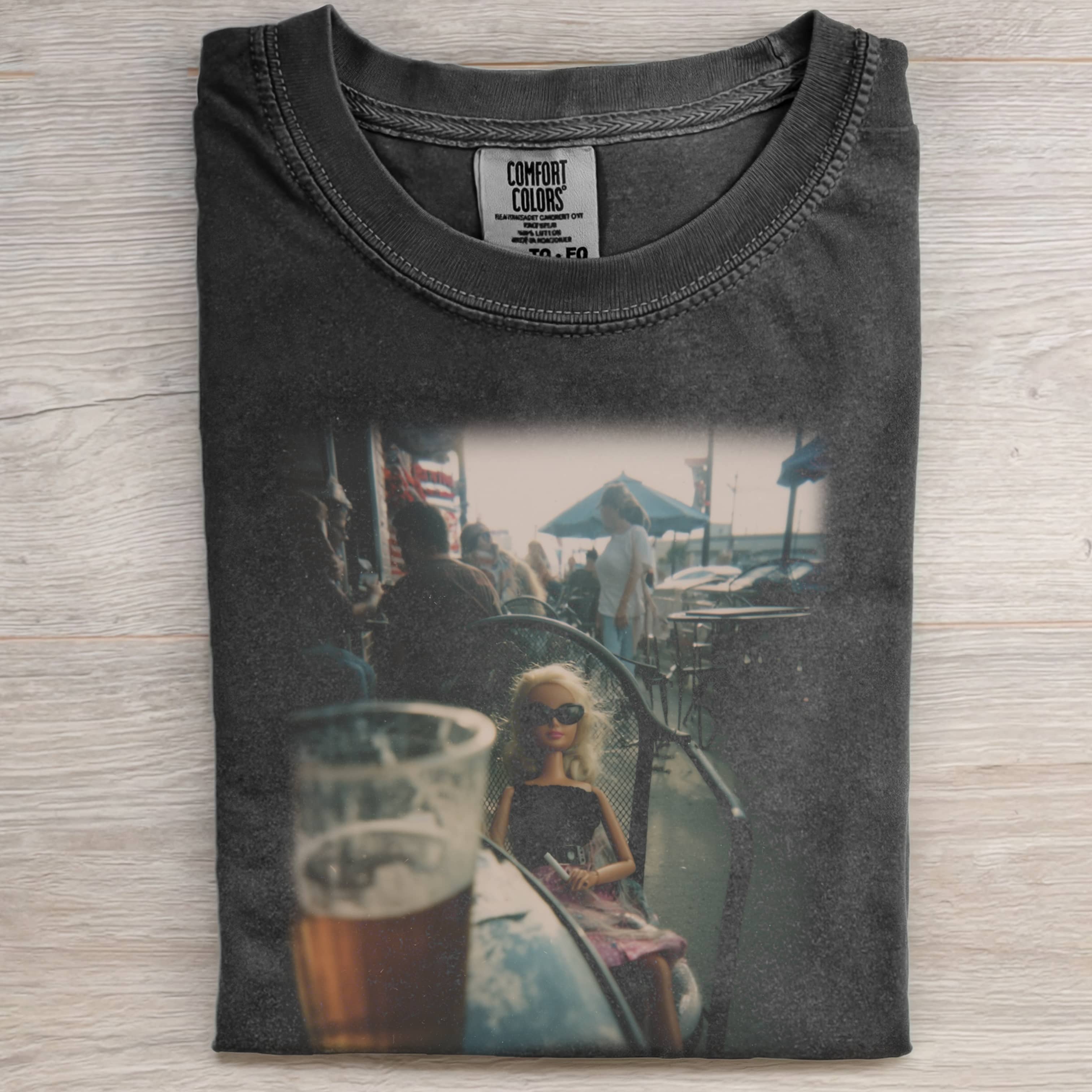 STREET STYLE Funny Doll Face GIRL TEE-ShawnCraft