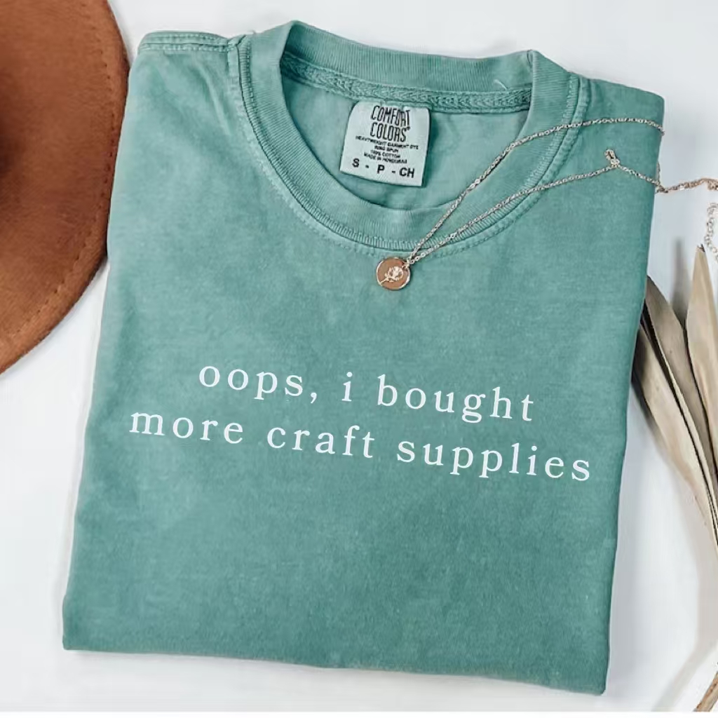 Oops I Bought More Craft Supplies T-Shirt-ShawnCraft