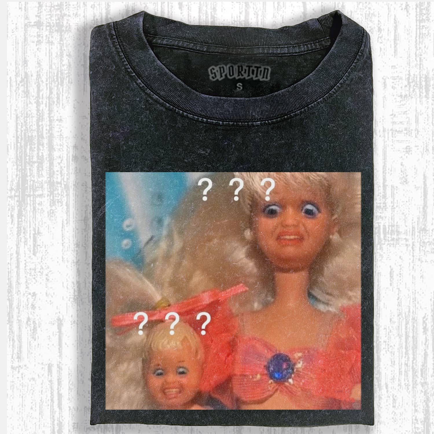 Funny Doll Face GIRL MEME T-SHIRT-ShawnCraft