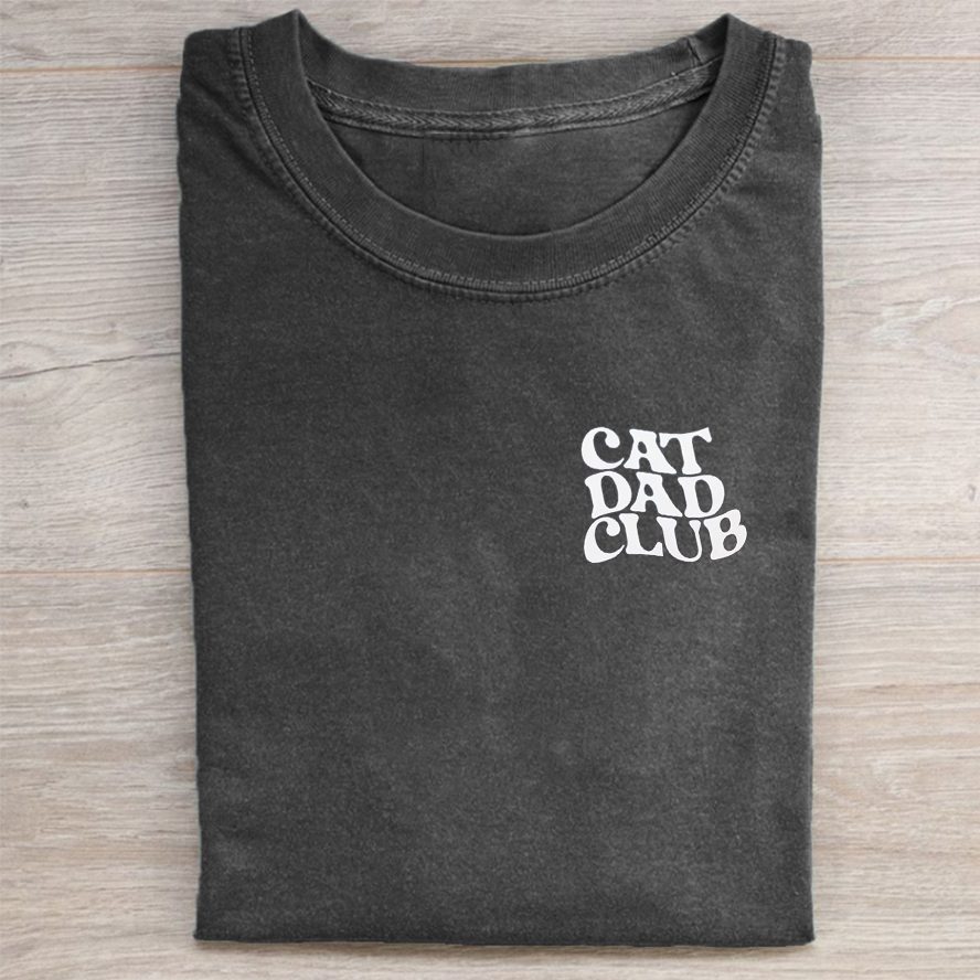Cat Dad Club T-shirt-ShawnCraft