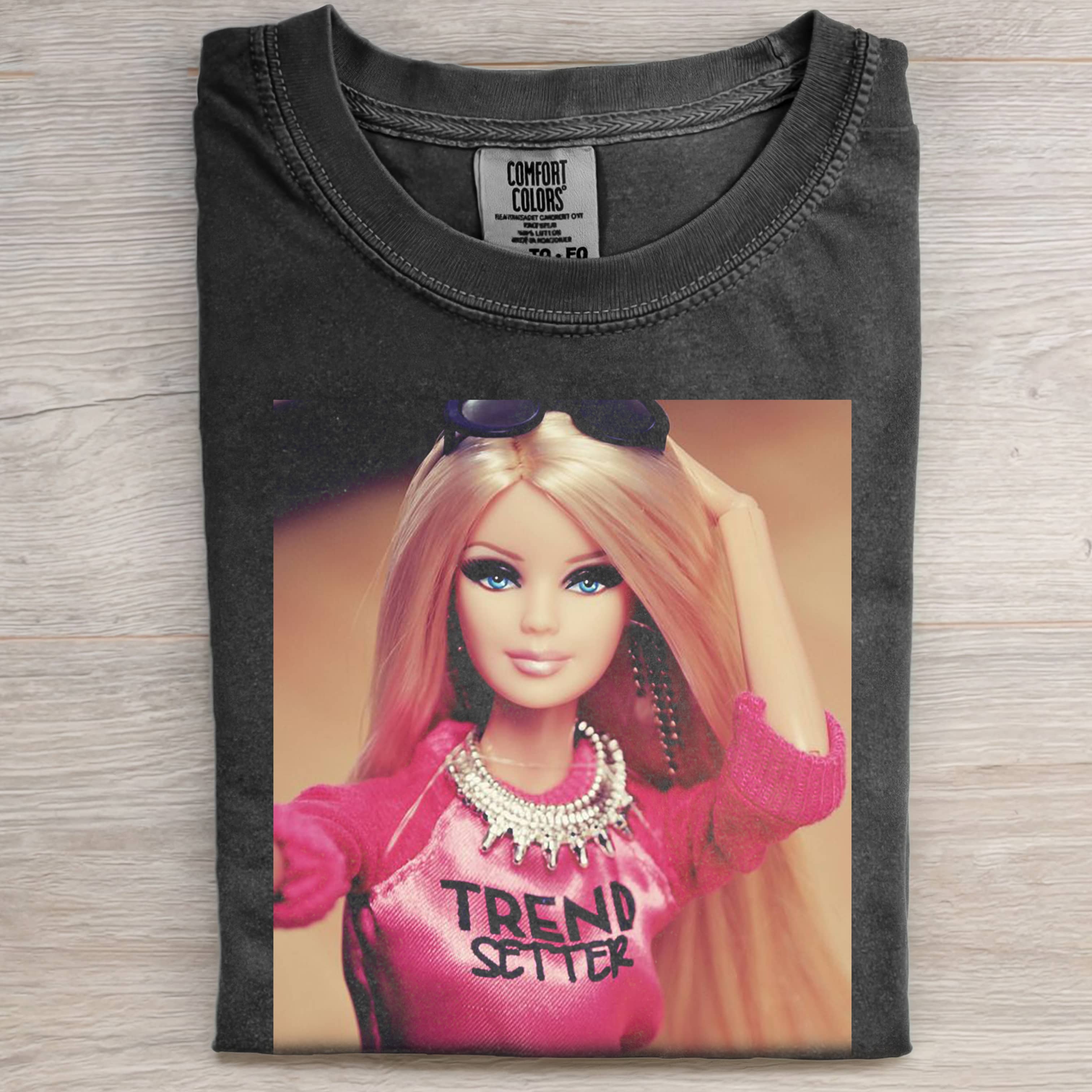 SELFIE WITH LONG HAIR Funny Doll FaceCORE MEME TEE-ShawnCraft